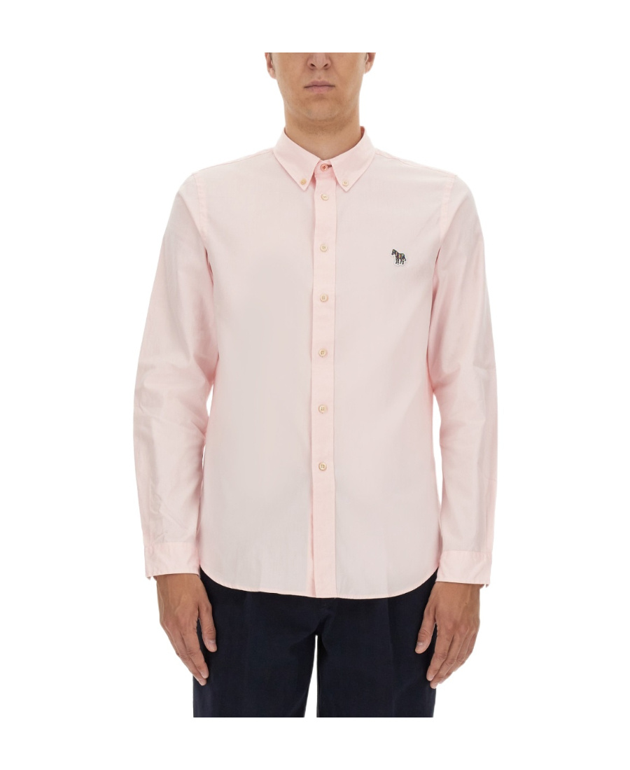 PAUL SMITH ZEBRA PATCH COTTON SHIRT