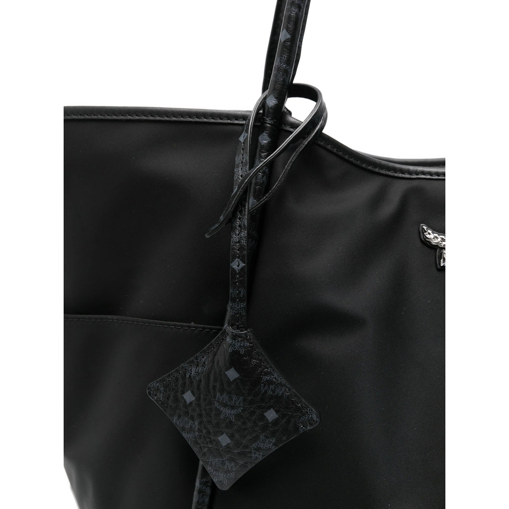 Mcm Aren Tote Bag In Black