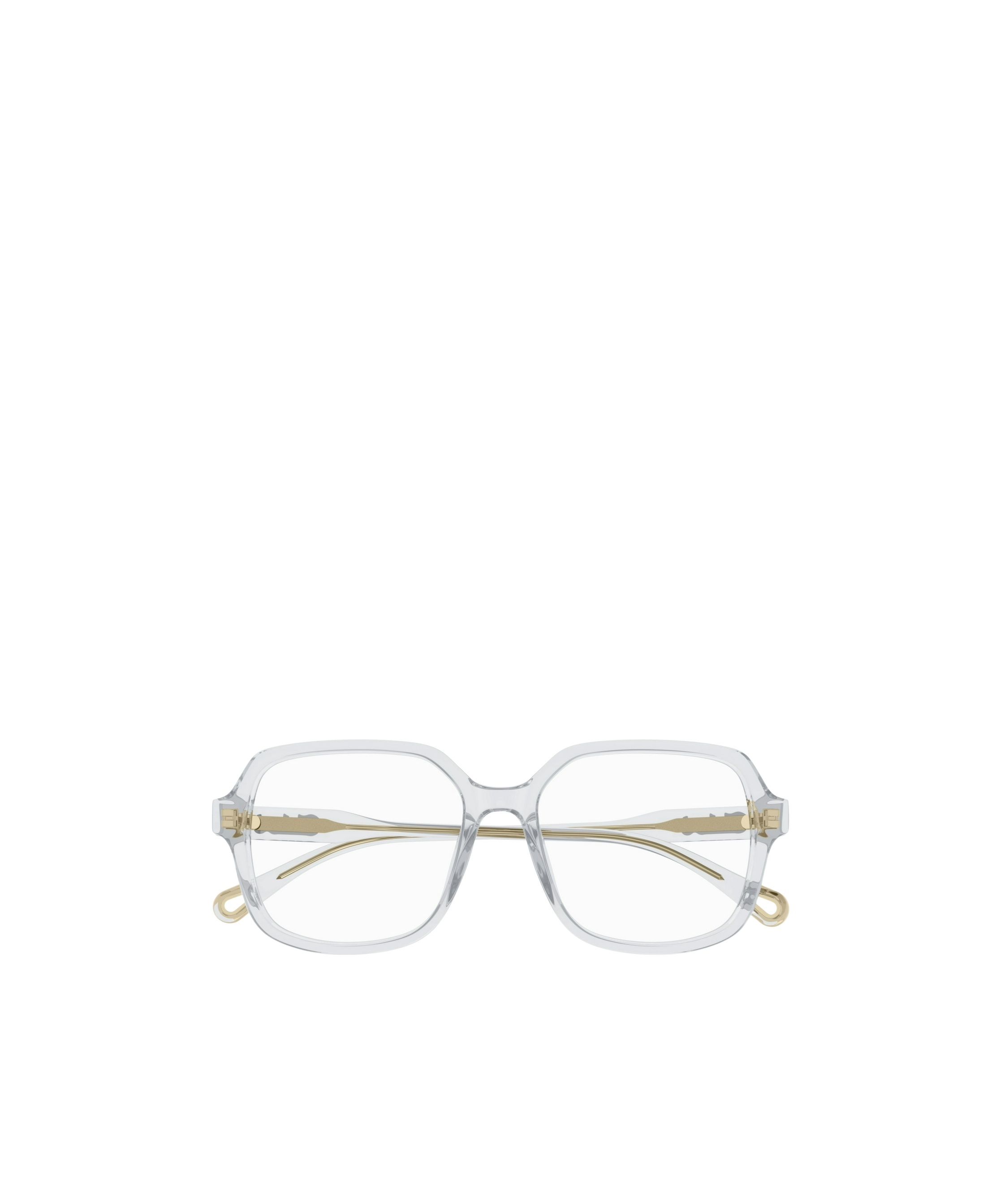 Chloé Eyewear Square Frame Glasses In White