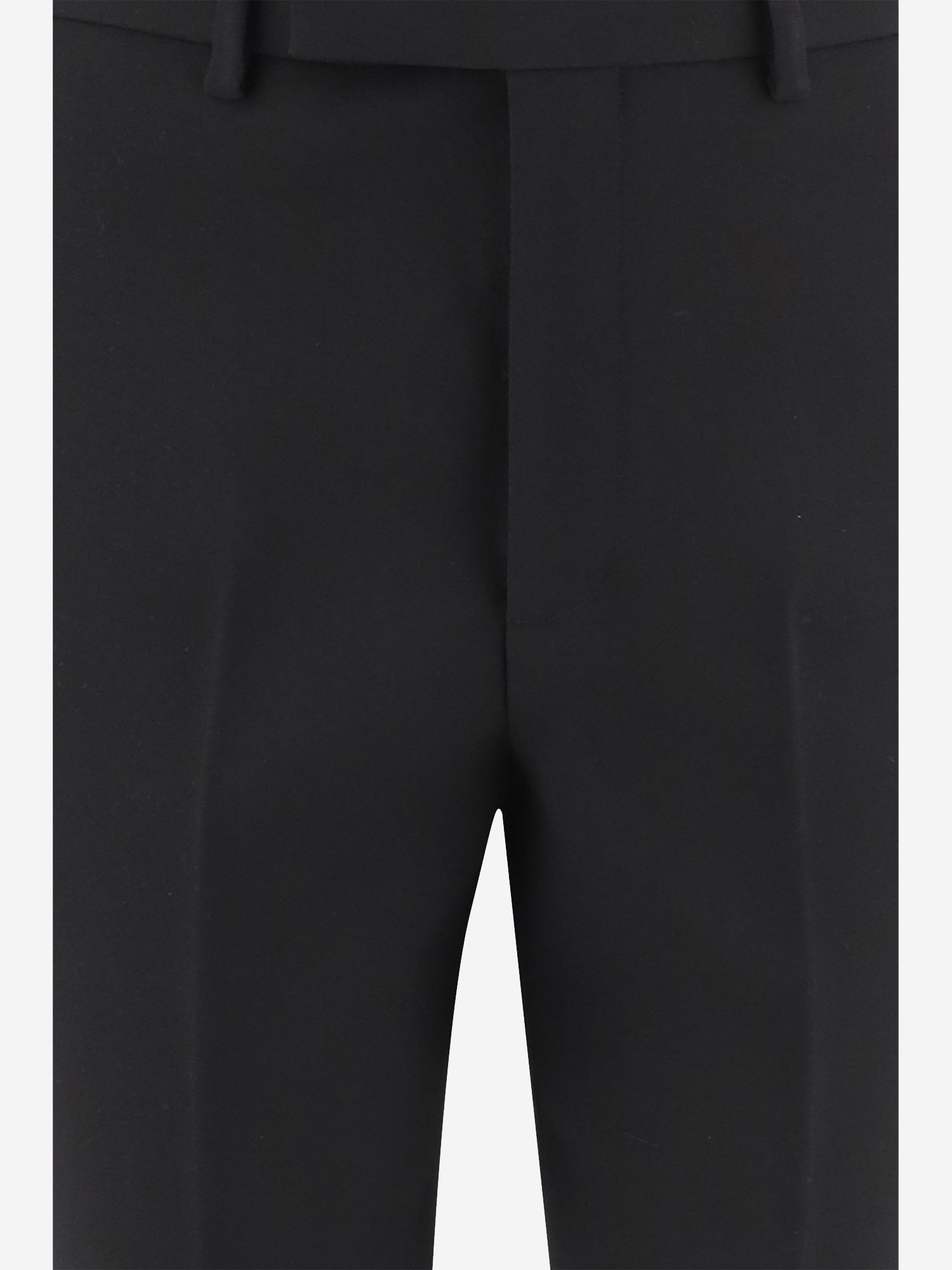 Gucci Wool Trousers In Black