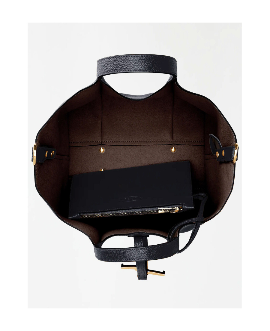 Tod's Shopping Bag T Timeless Mini In Black