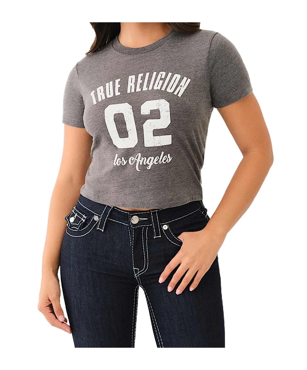 TRUE RELIGION LA BURNOUT BABY TEE 