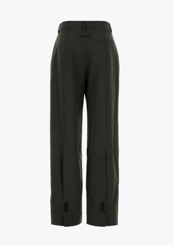 Jean Paul Gaultier The Button-hole Pants In Black