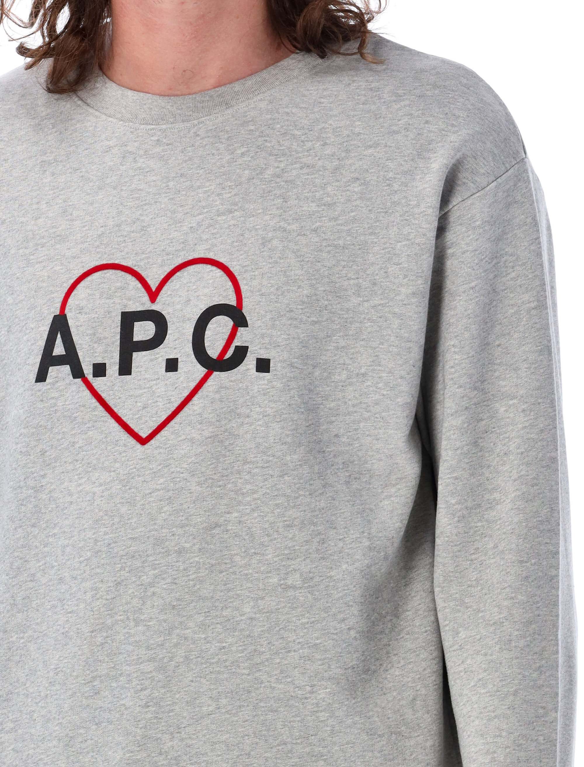 Apc Leon Sweatshirt In Gray