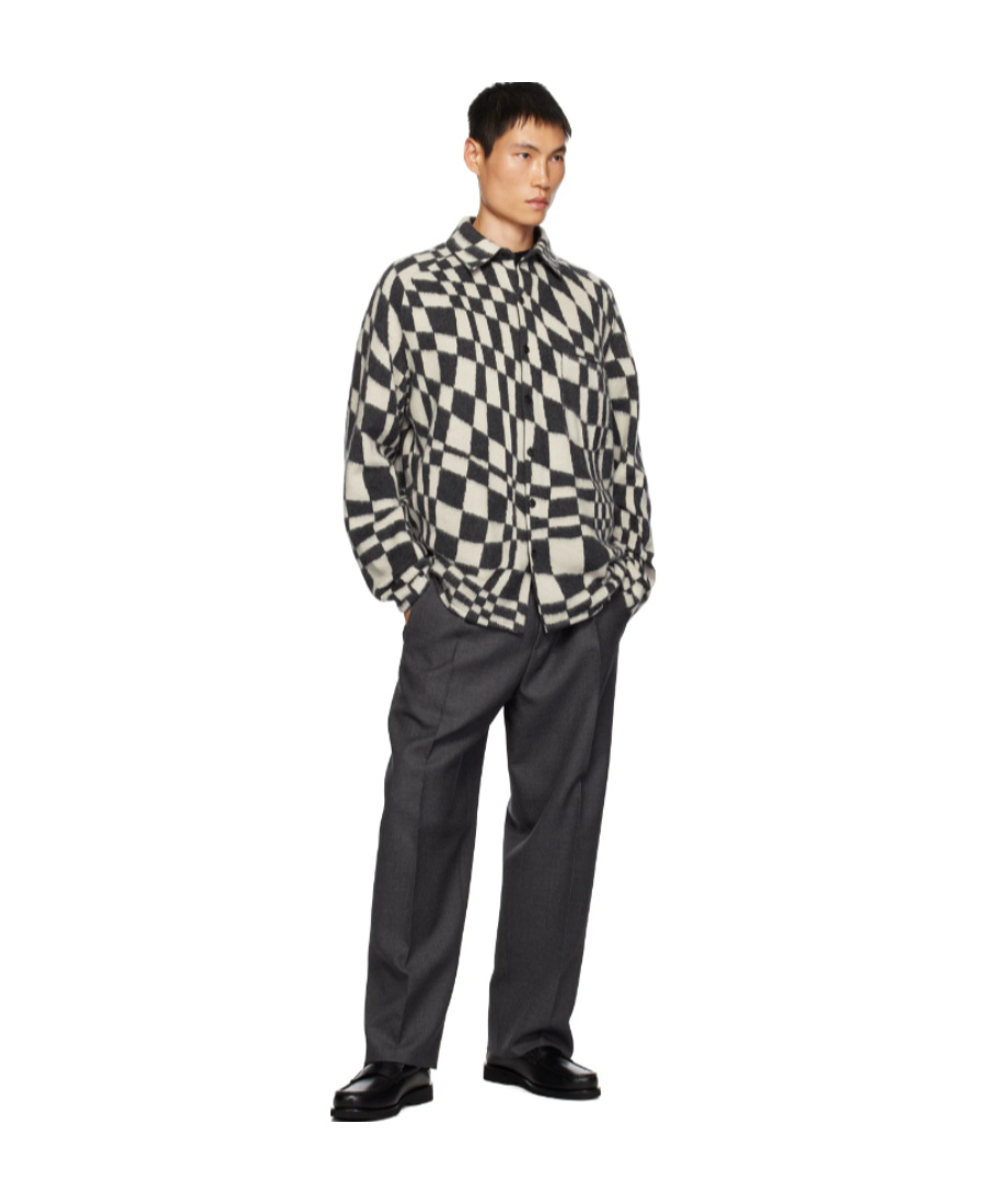 ZEGNA LAPEL LONG-SLEEVED SHIRT