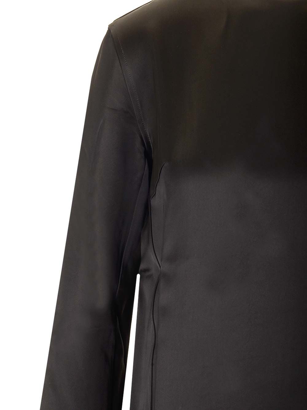 Totême Satin Top In Black
