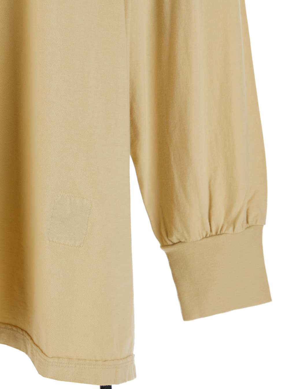 Rick Owens Drkshdw 'jumbo' Beige Crewneck T-shirt With Tonal Logo Patch On The Front And Drawstring Detail On The Waist In Nude