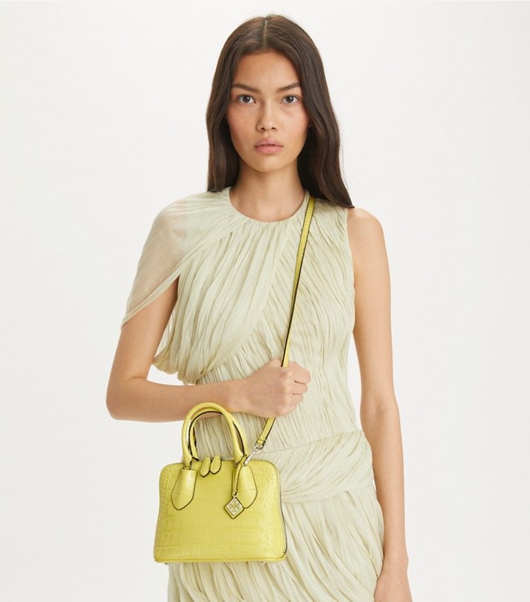 Tory Burch Mini Swing Top-handle Bag In Yellow