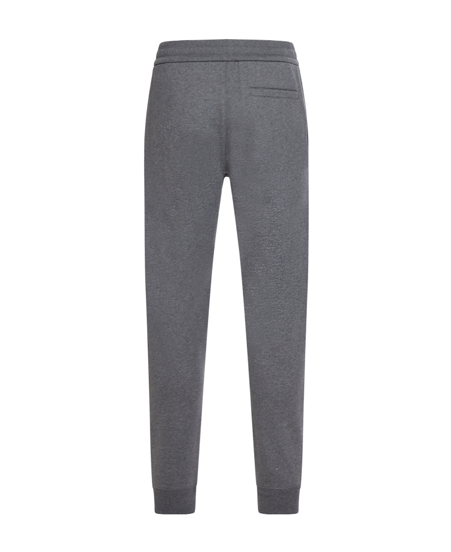 Versace Medusa-print Tapered Sweatpants In Gray