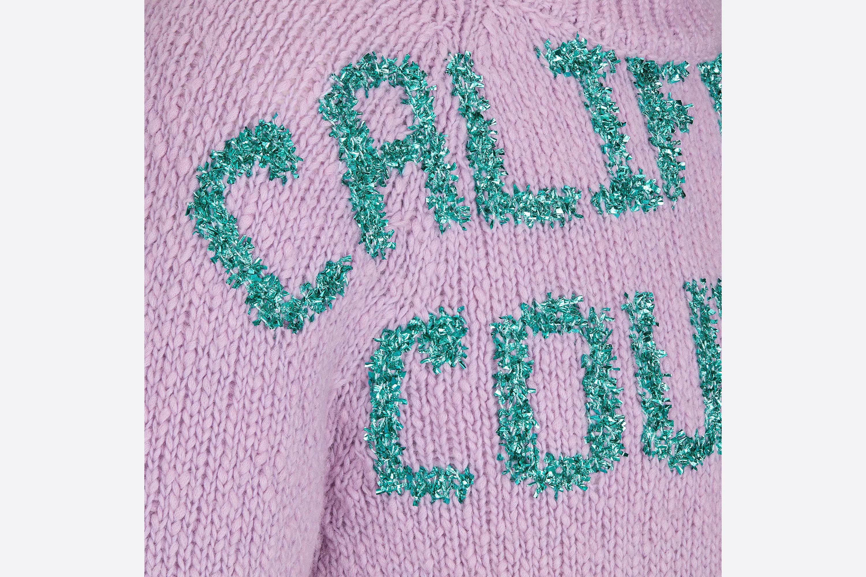 Dior Knitwear Ribbed Cuffs Hem Neckline In Pink