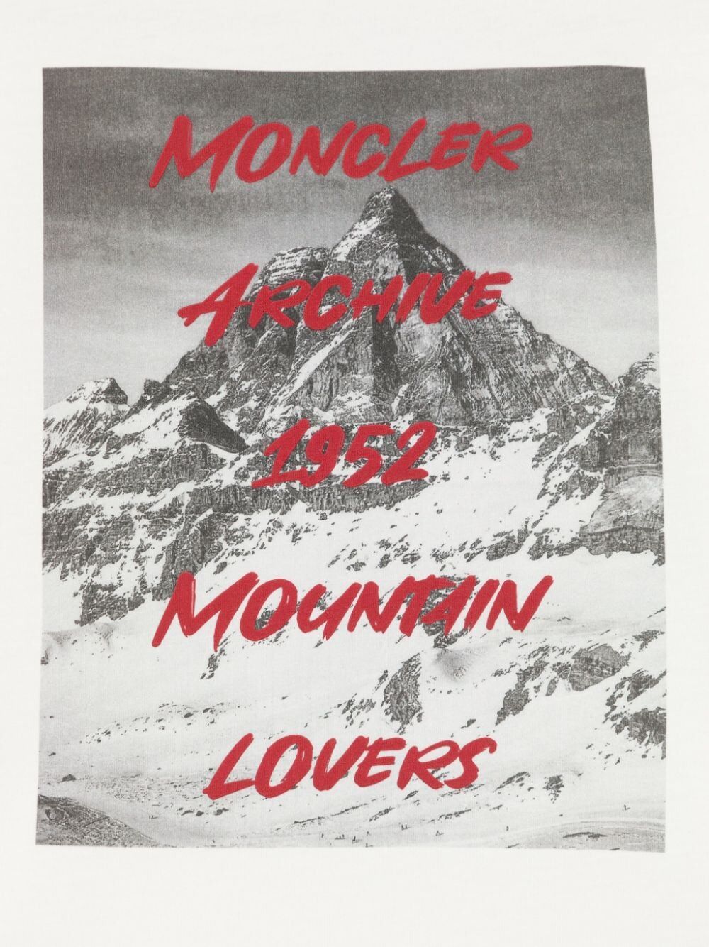 Moncler Graphic-print T-shirt In White