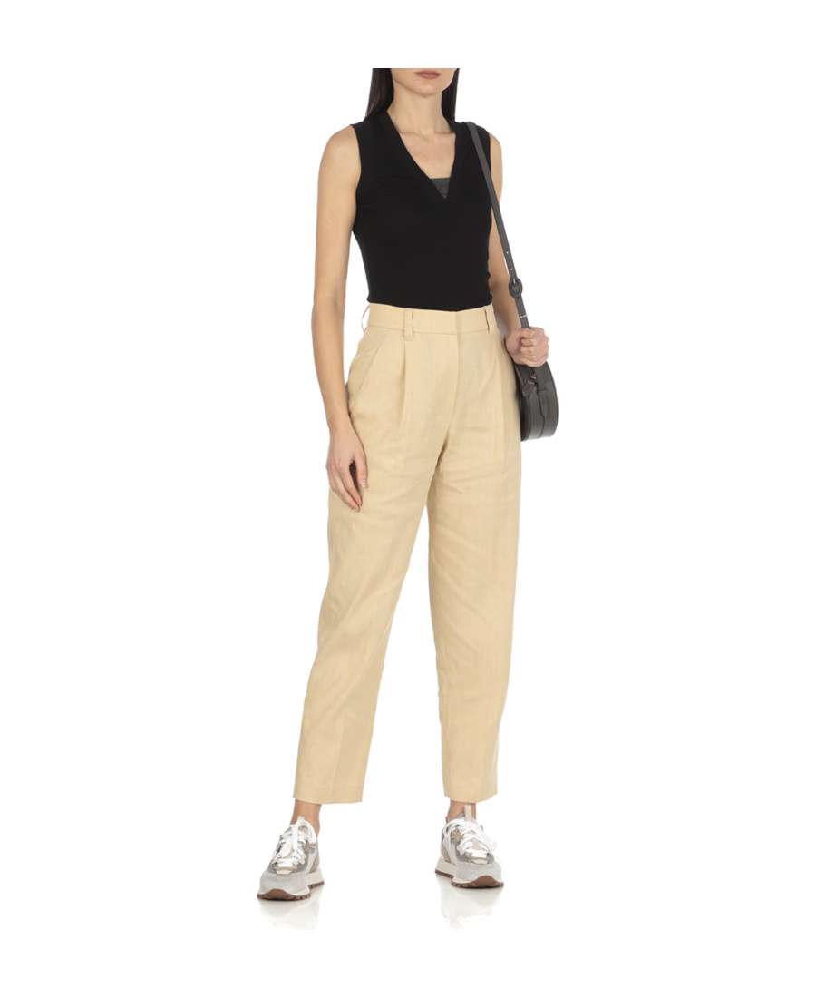 Brunello Cucinelli Monili Chain-embellished Tank Top In Black