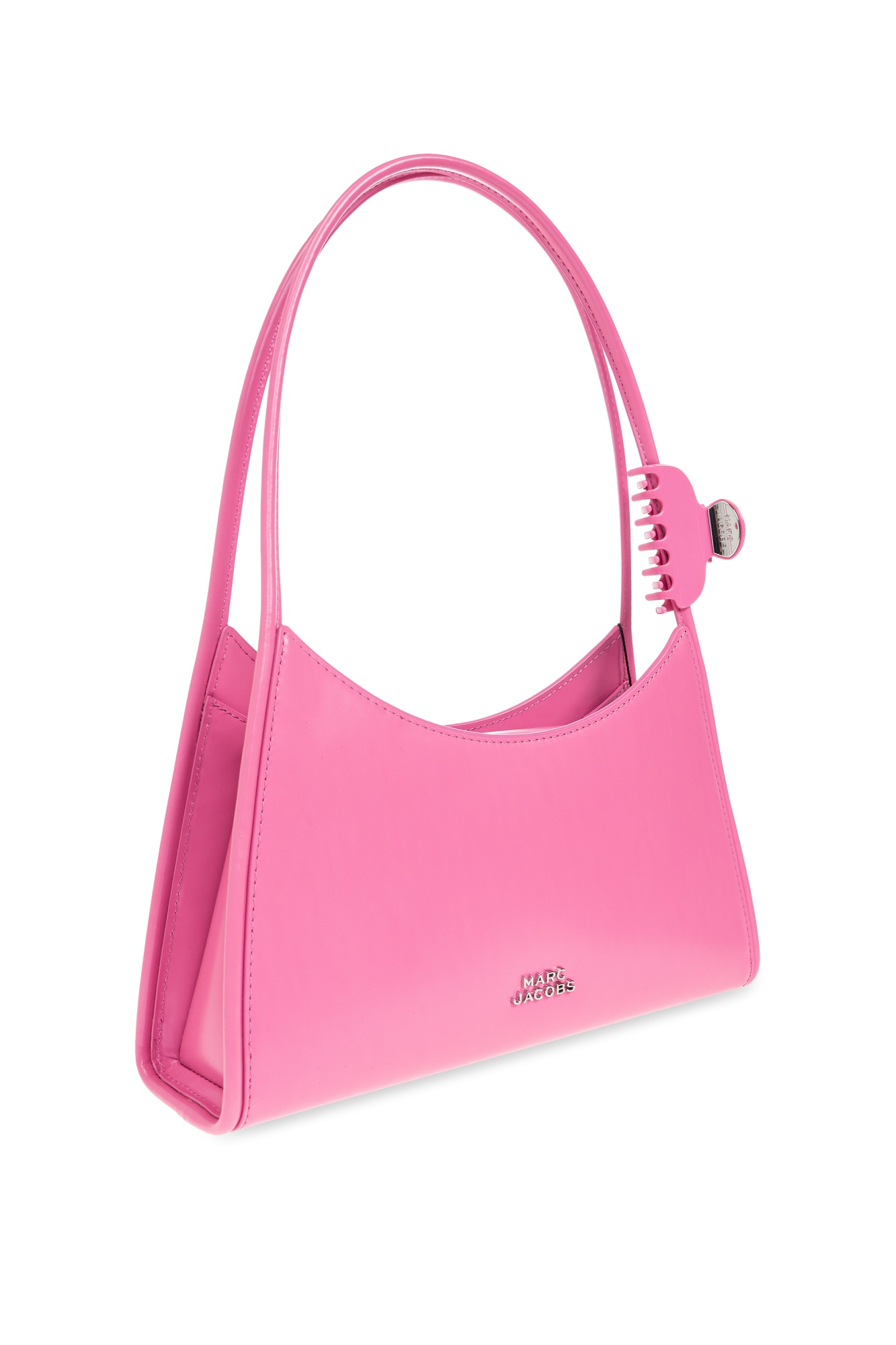 Marc Jacobs Glam Claw Clip Leather Shoulder Bag
