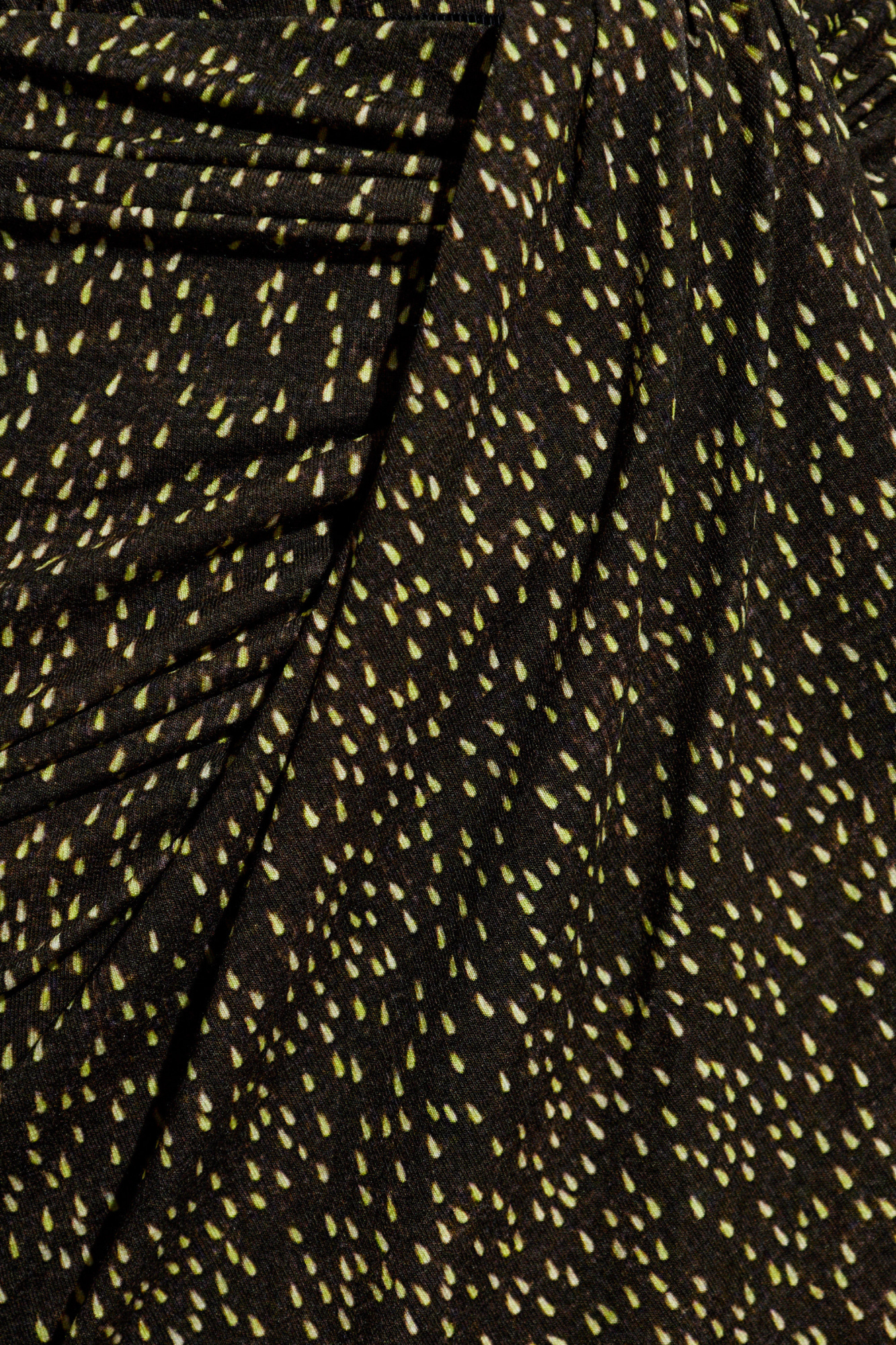 Isabel Marant Étoile Spot-print Midi Skirt In Black