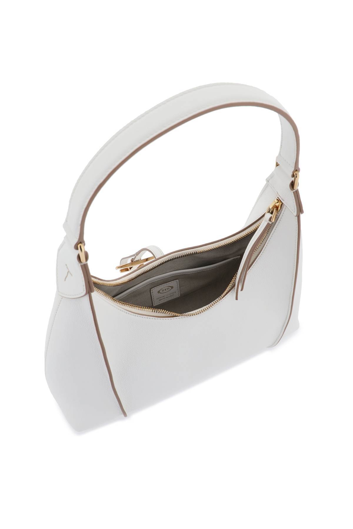 Tod's Small T Timeless Shoulder Bag In White