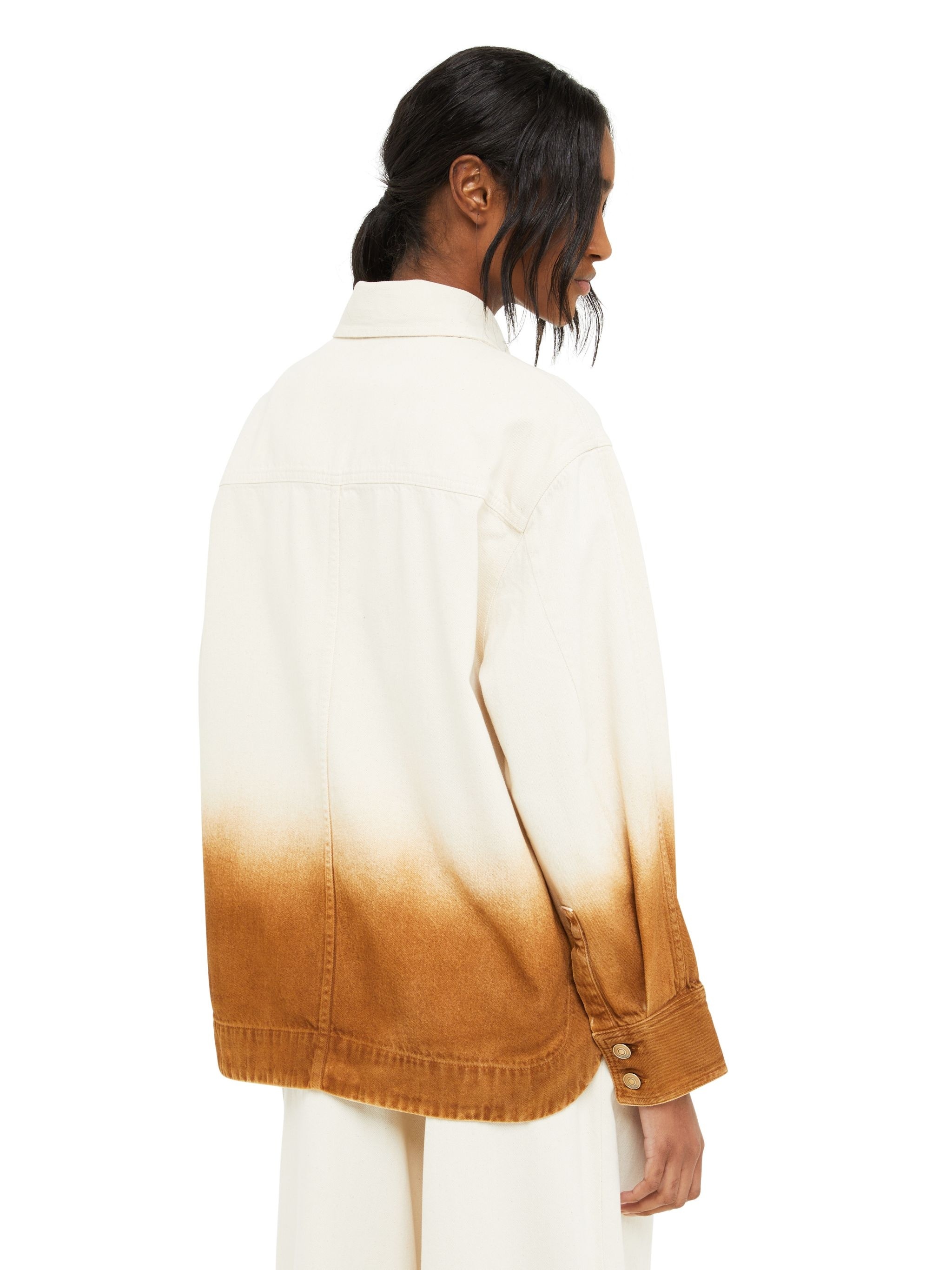 Alanui Bright Hues Cotton Twill Overshirt In White