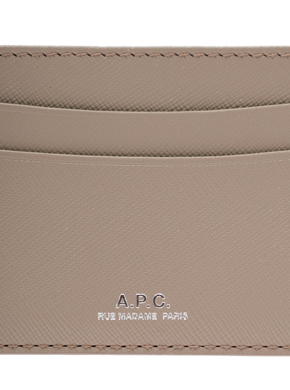 Apc Logo Card Holder In Nude