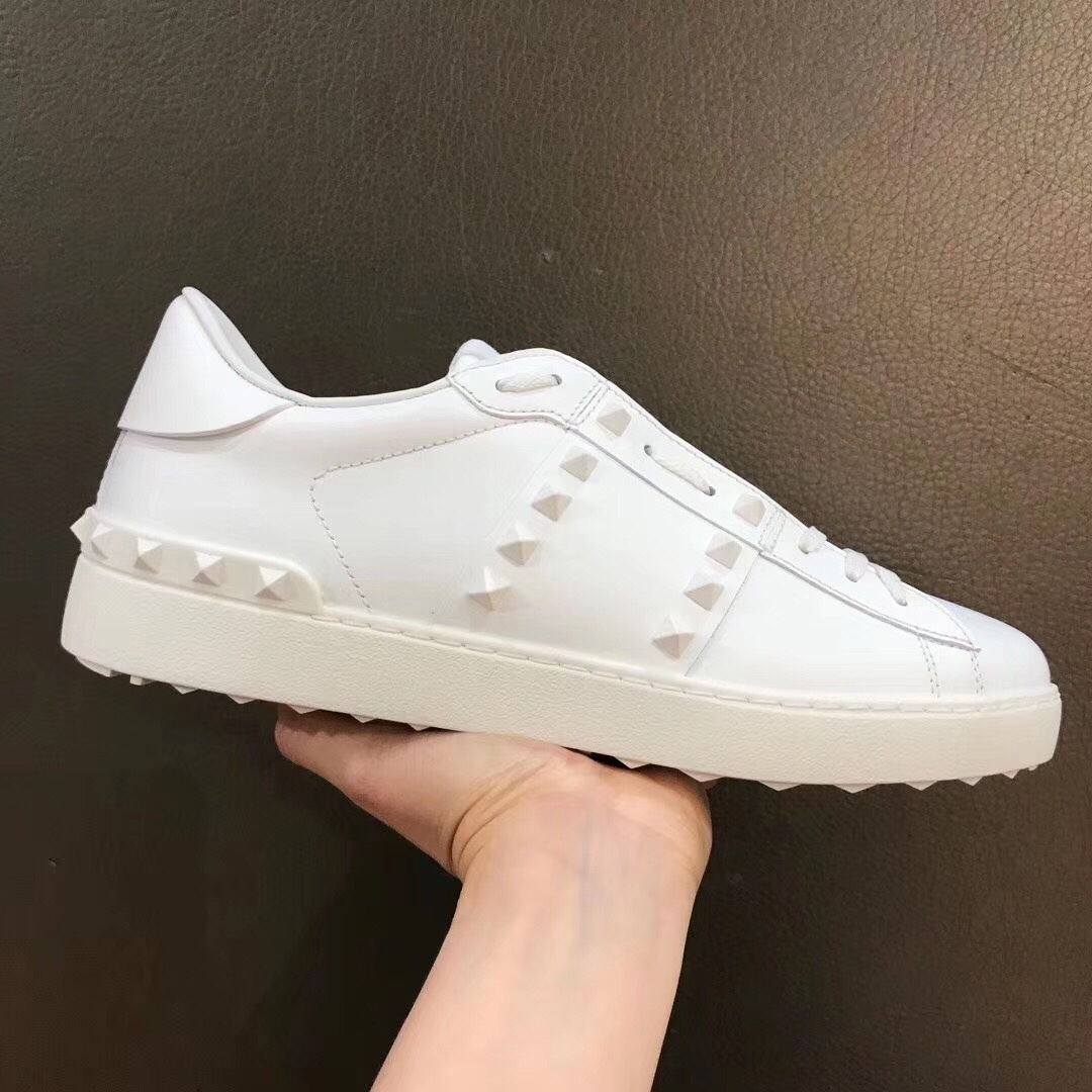 Shop Valentino Untitled Open Low-top Sneakers In White
