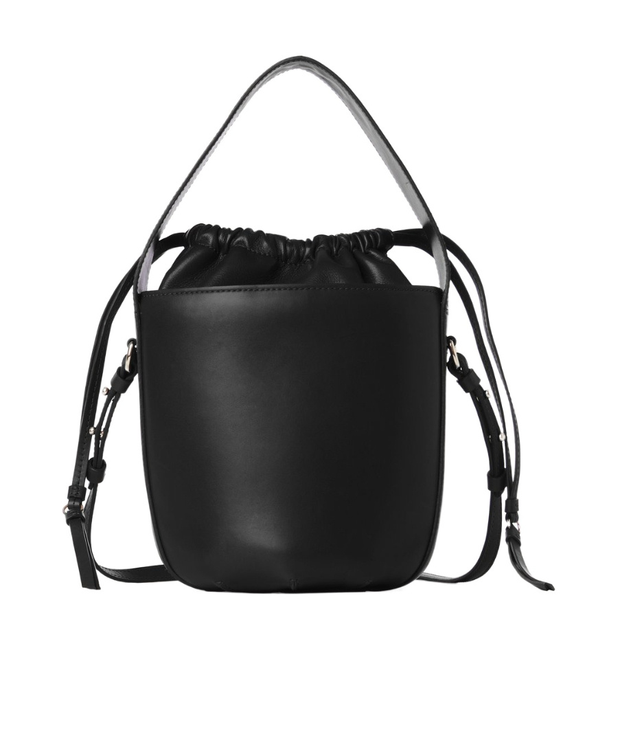 Chloé Sense Leather Bucket Bag In Black