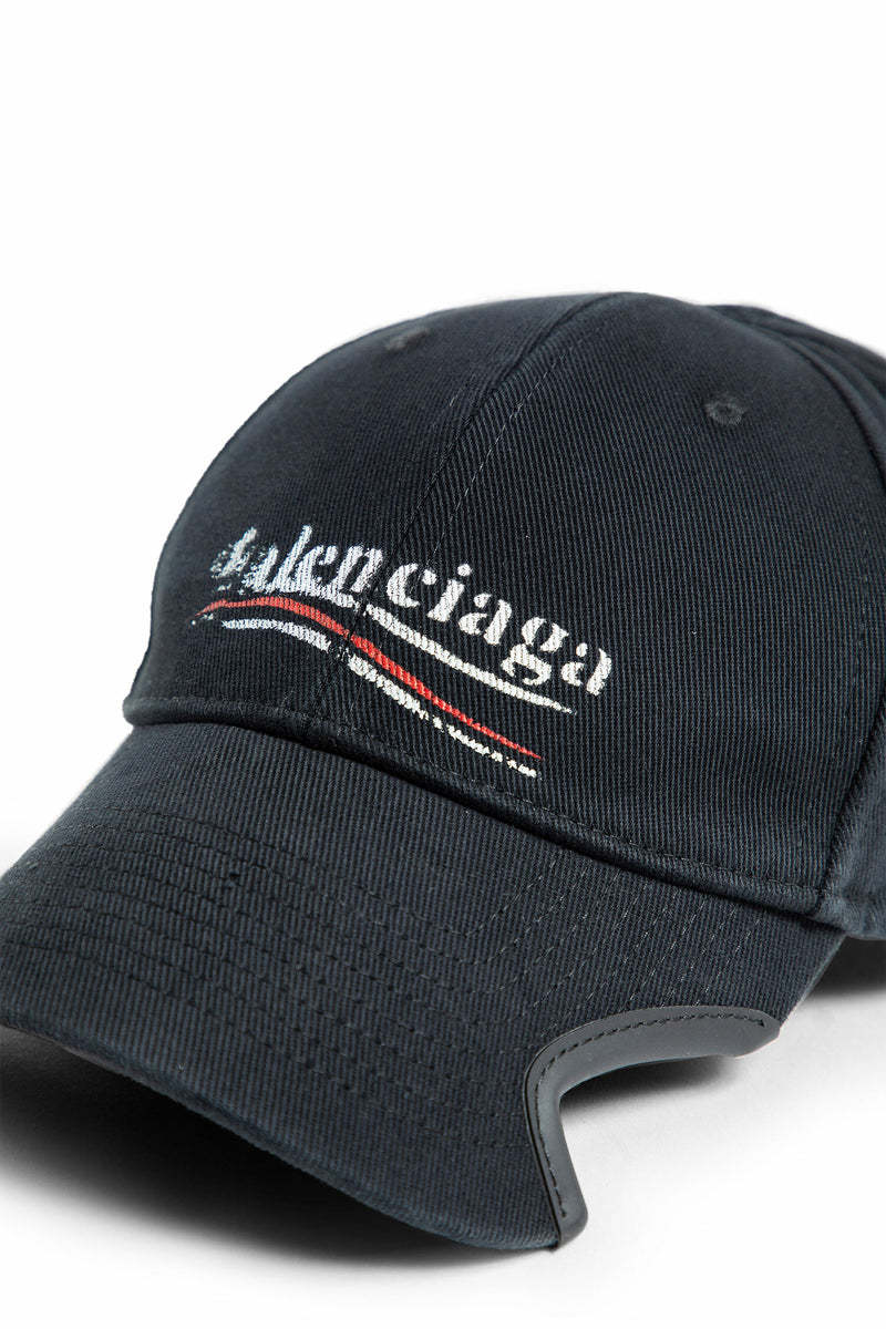 Balenciaga Political Stencil Cap In Black