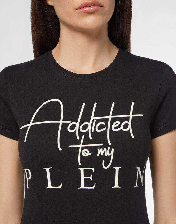 Philipp Plein Logo Details T-shirt In Black