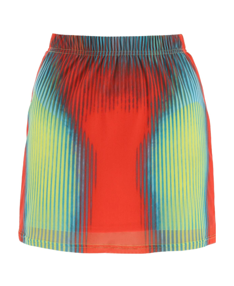 Y/project X Jean Paul Gaultier Morph Mini Skirt In Red