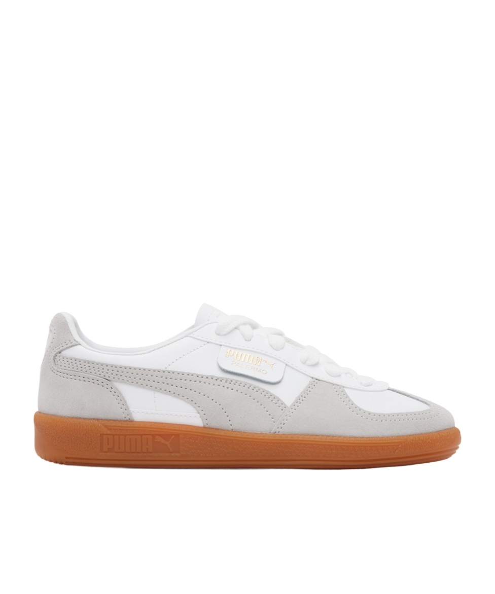 Puma Palermo Leather Sneaker In White