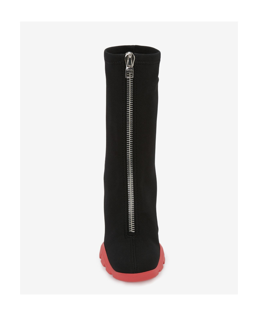 Alexander Mcqueen Scuba 85 Boots In Black