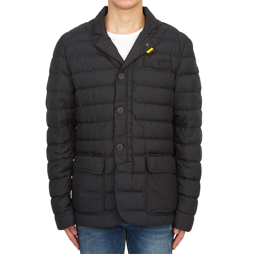 Parajumpers High-collar Long-sleeved Down Jacket In Black
