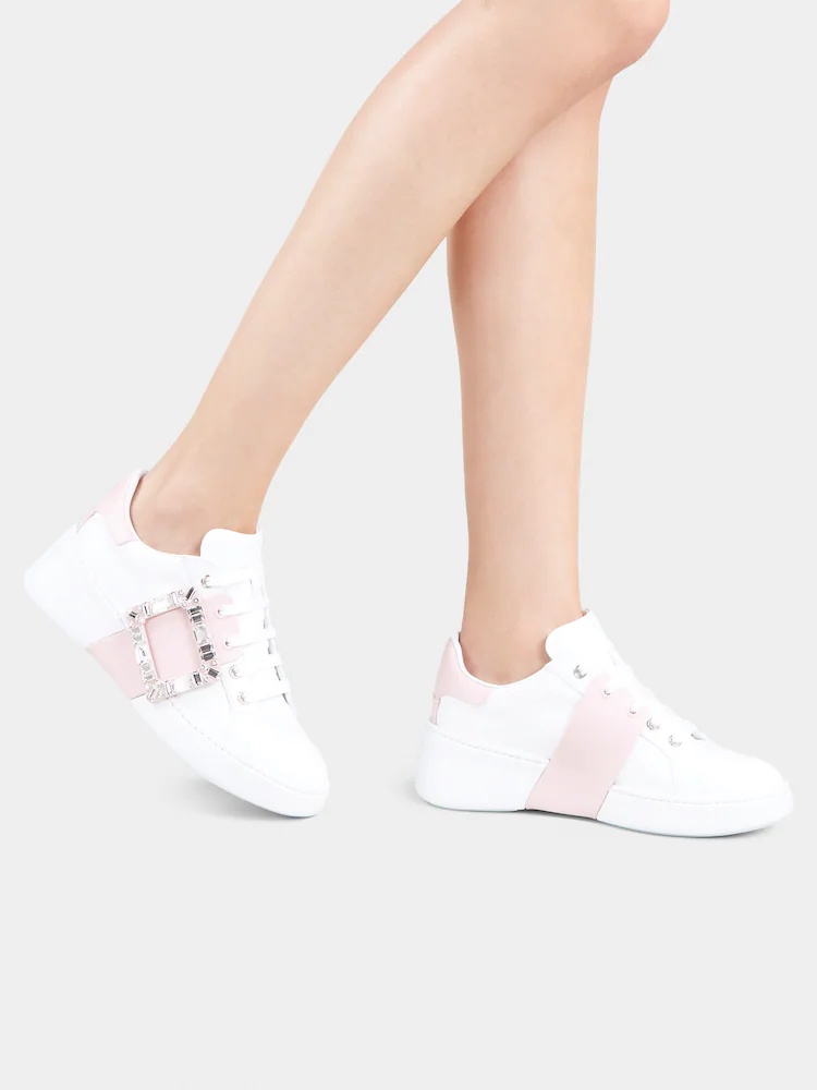 Roger Vivier Women Viv Skate Viv Skate Strass Sneaker In Multi