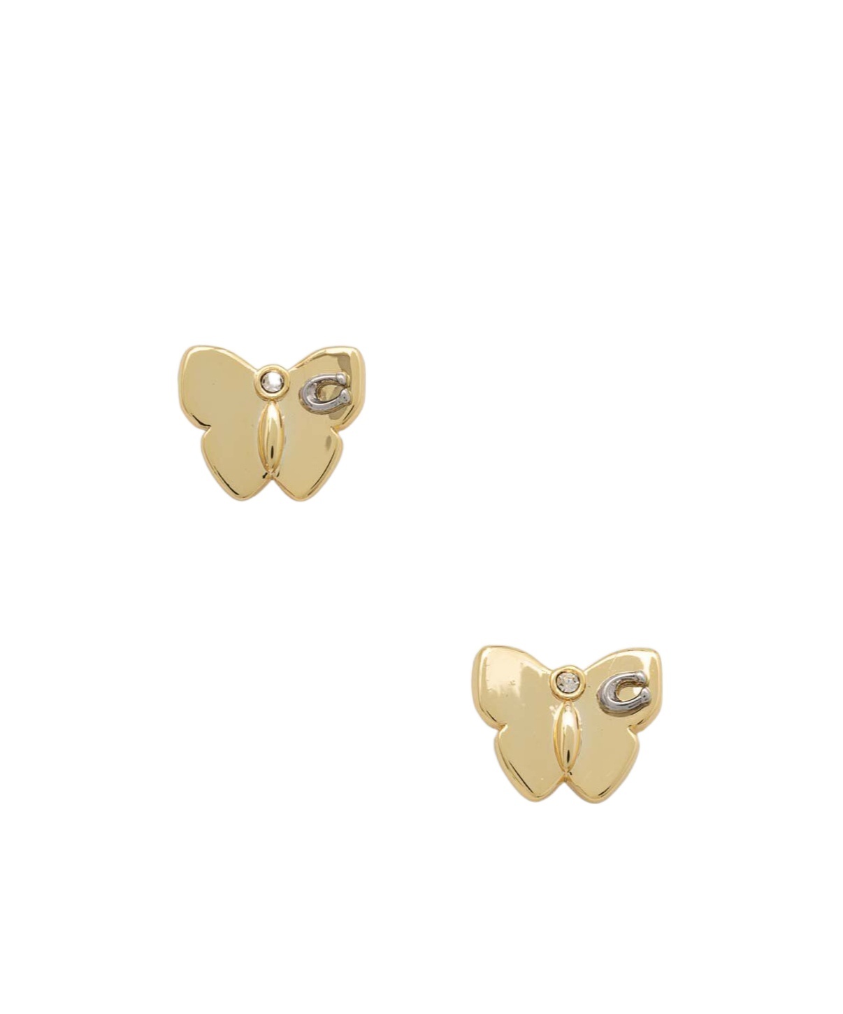 COACH BUTTERFLY EARRINGS 