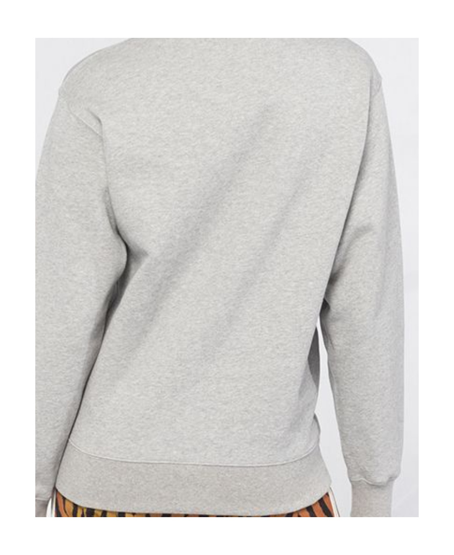 Kenzo Embroidered Logo Sweatshirt In Gray