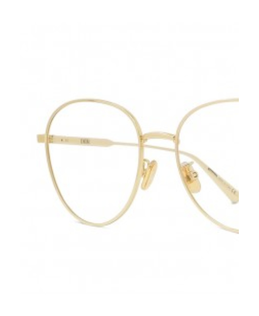 Dior Round Frame Flat Mirror In White