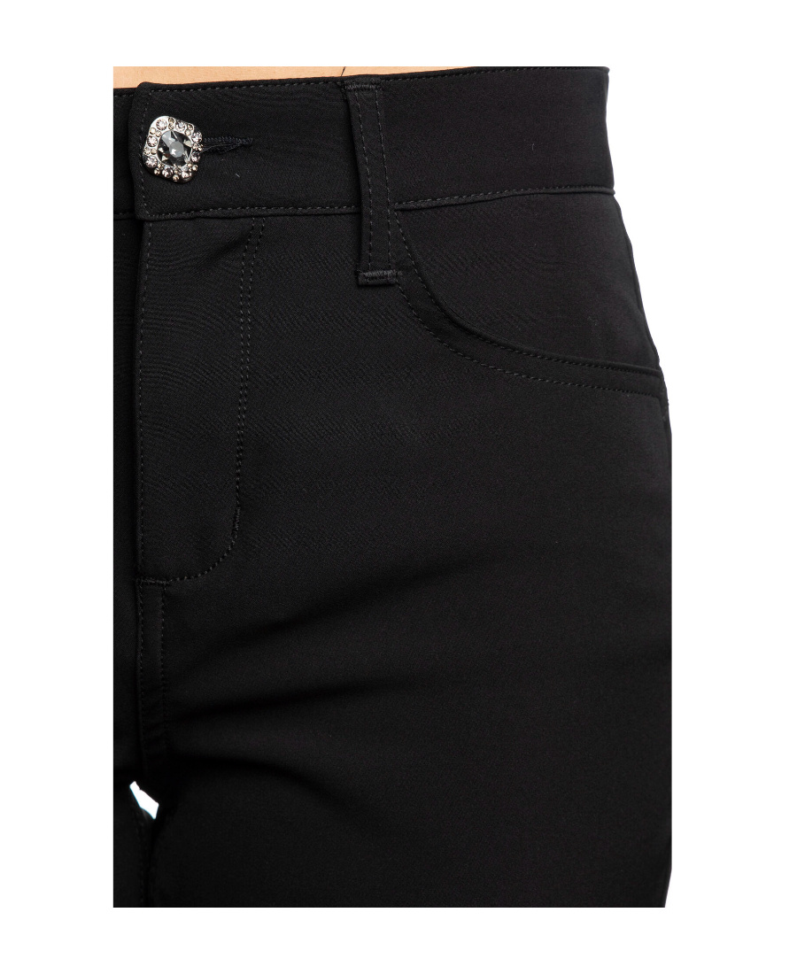 Shop Liu •jo Straight Jeans In Black