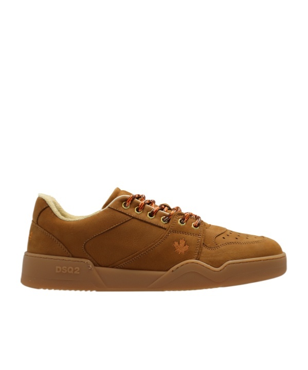 Dsquared2 Lace-up Low-cut Casual Shoes In Brown