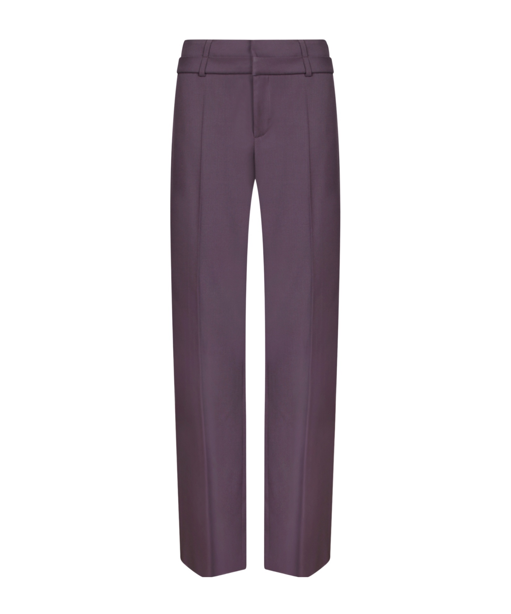 Federica Tosi Belt Loop Trousers In Purple