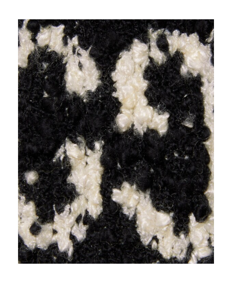 Gucci Gg-jacquard Knitted Cardigan In Black