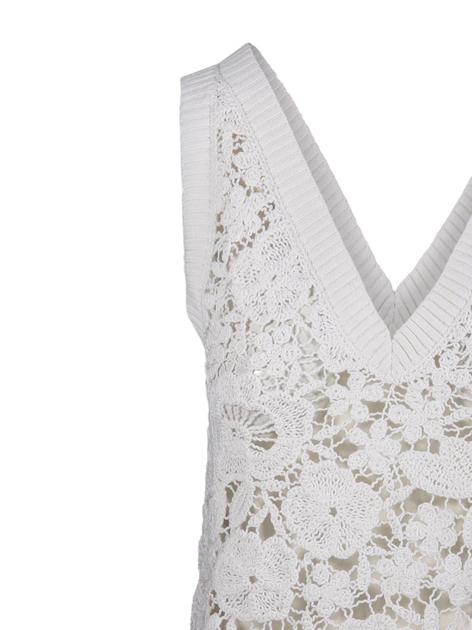 Shop P.a.r.o.s.h Copper Vest In White