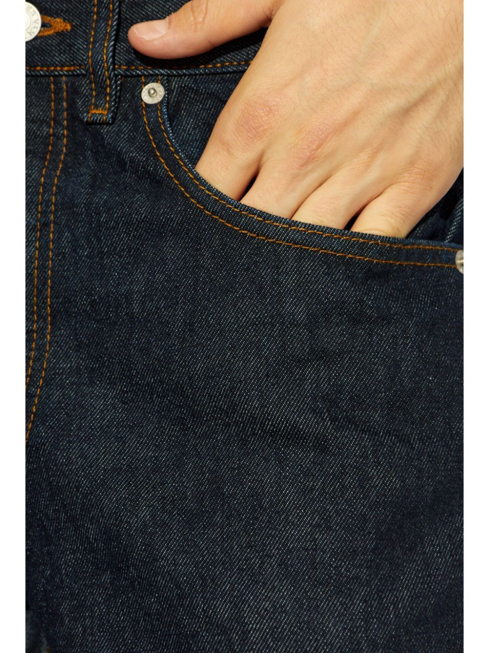 Dries Van Noten Belt-loop Jeans In Black