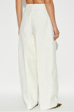 Jacquemus Pocket Casual Pants In White