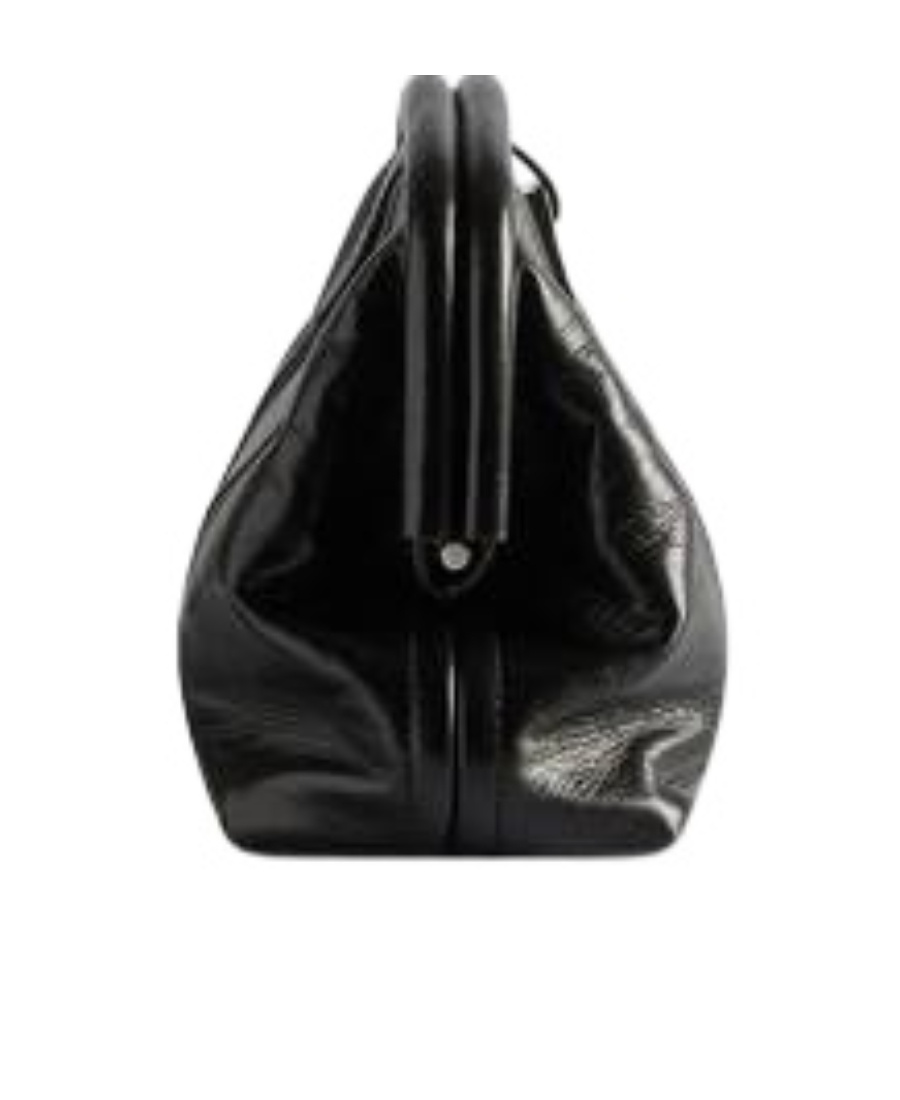 Balenciaga Xs Frame Clutch Bag In Black