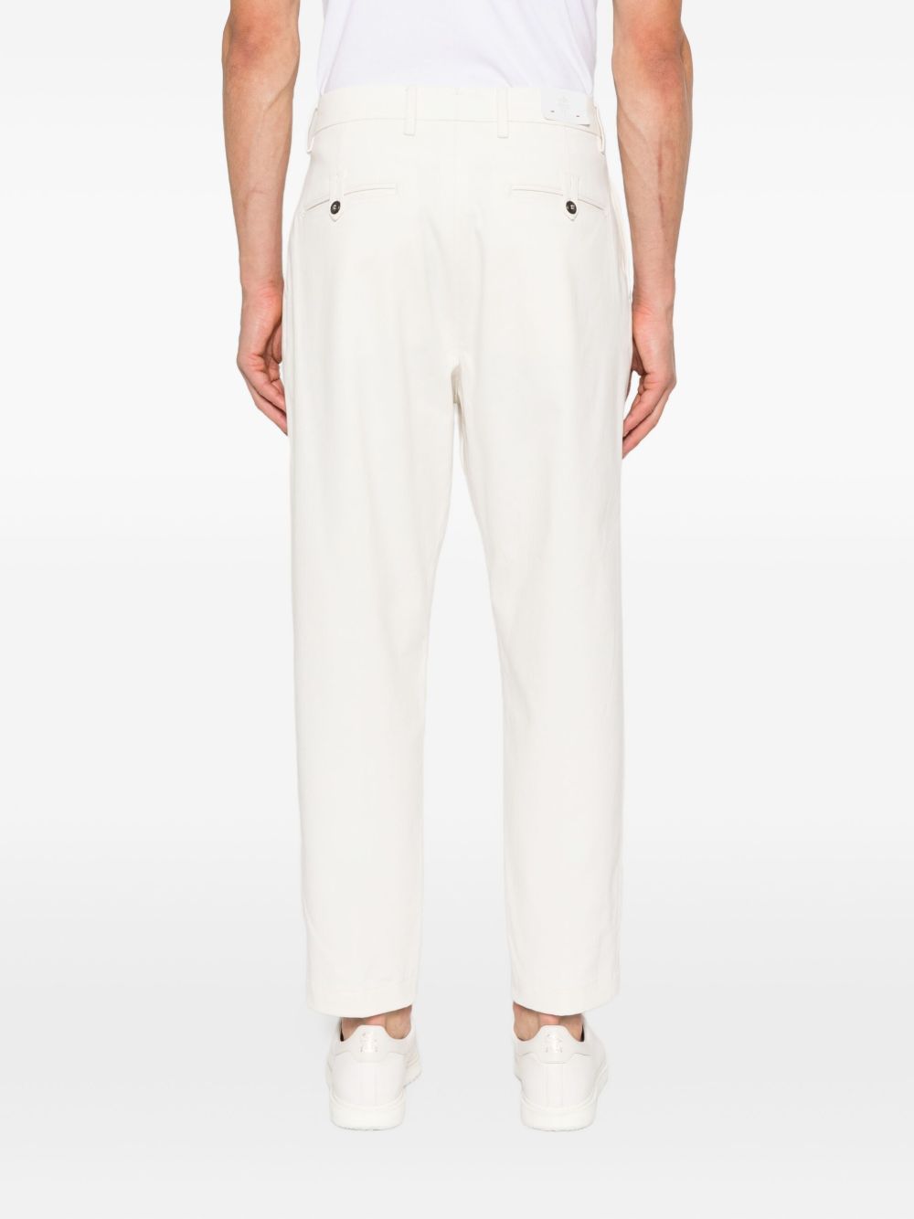 Eleventy Tapered Trousers In White