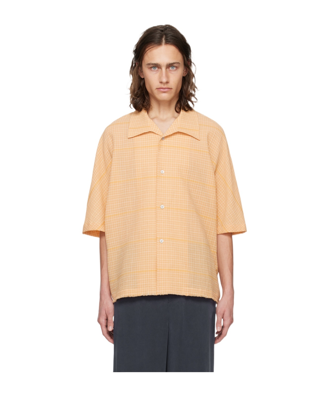 Le 17 Septembre A Short Sleeved Shirt In Yellow