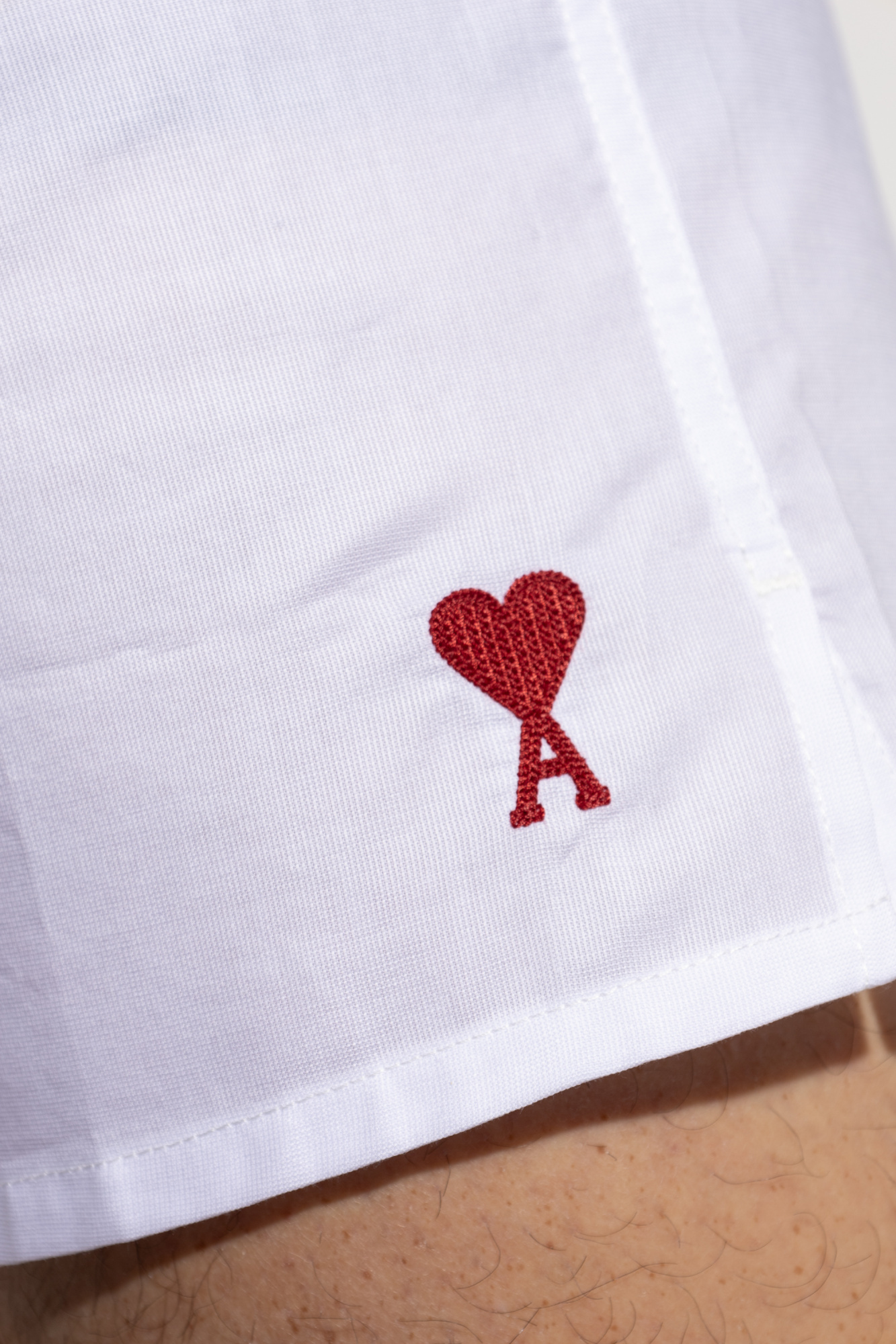 Ami Alexandre Mattiussi Ami Paris Ami De Coeur Boxers In White