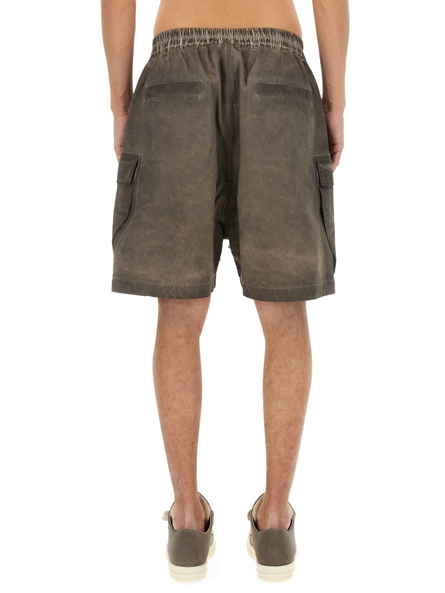 Shop Rick Owens Drkshdw Drawstring Shorts In Brown