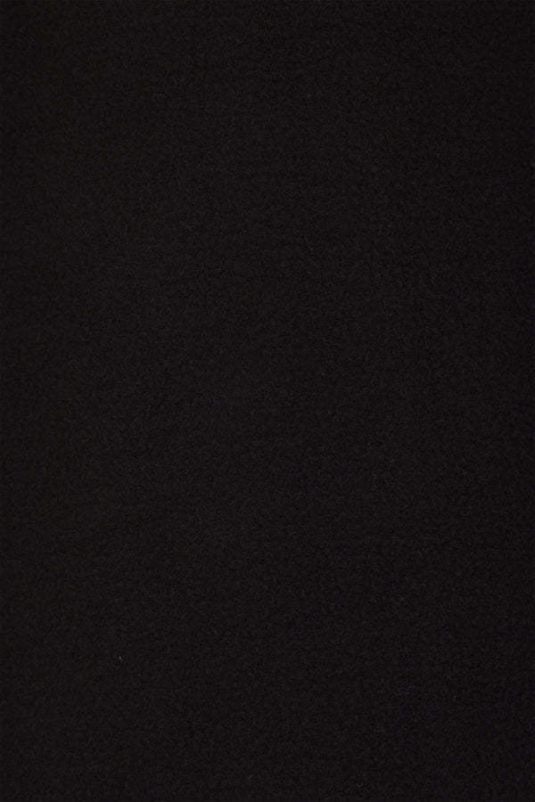 Stone Island Black Sweater With High Neck And Patch Logo On The Sleeve In Wool In Black