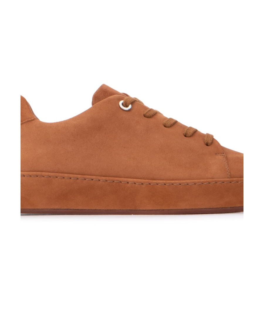 Loro Piana Lace-up Design Casual Sneakers In Brown