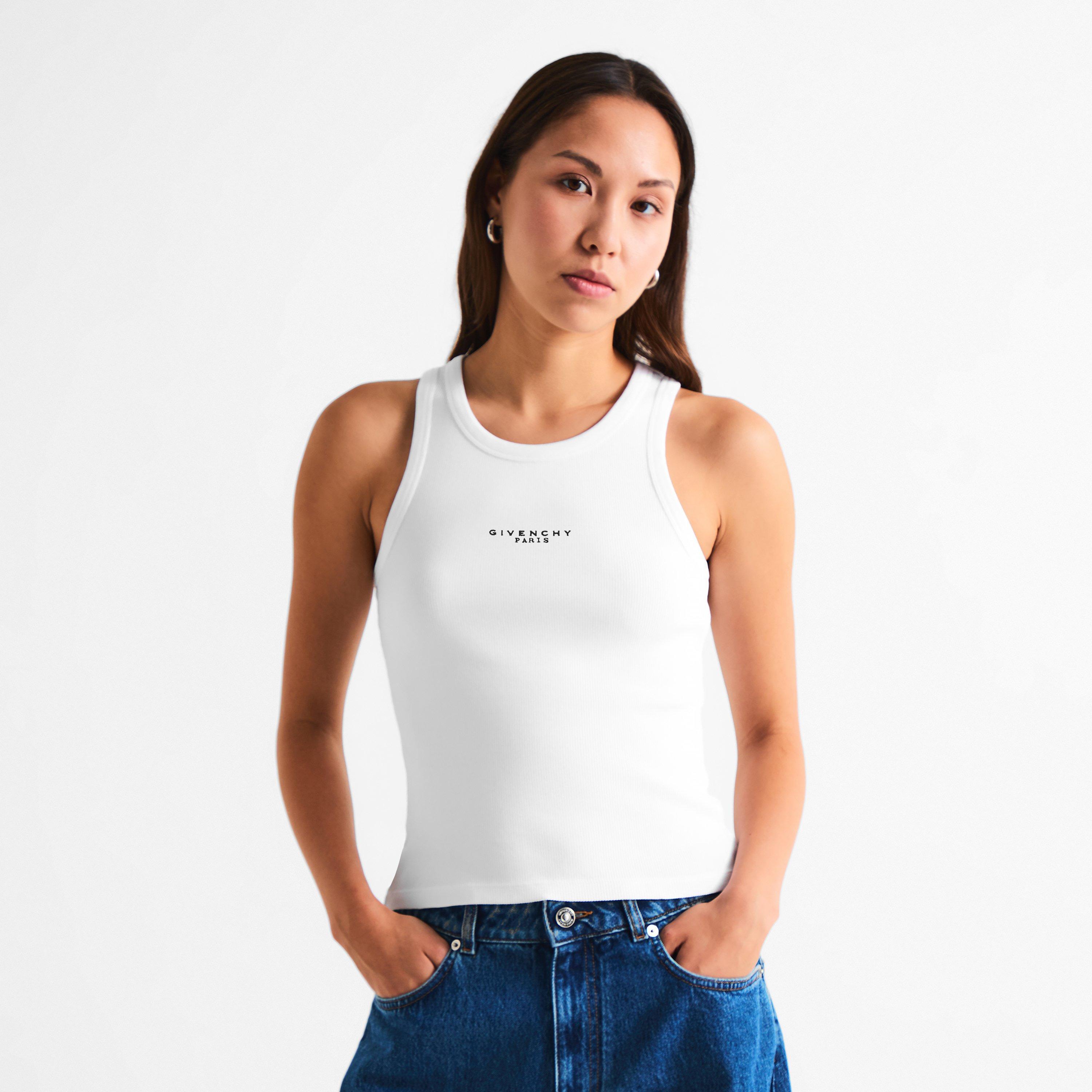 Givenchy Tank Top In White
