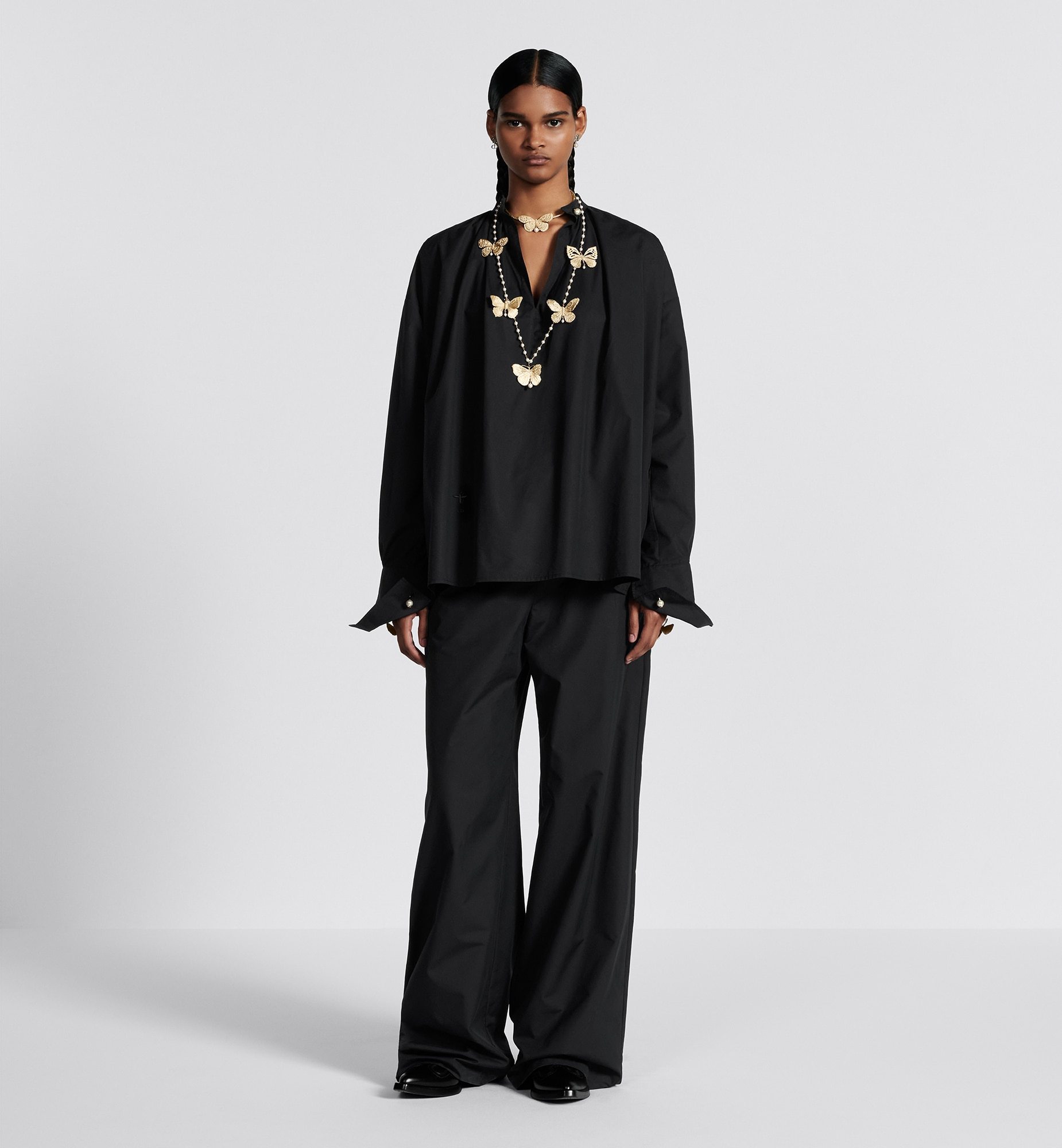 Dior Horn Casual Pants In Black