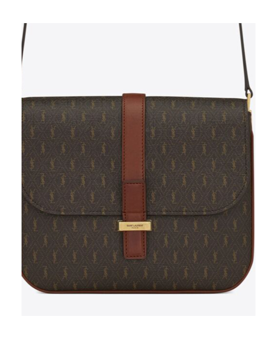 Saint Laurent Le Monogramme Crossbody Bag In Brown